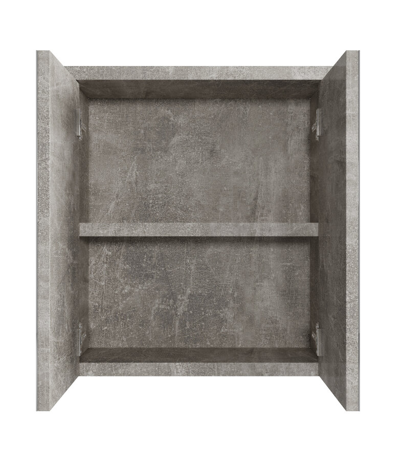 Spiegelkast Toledo 60 x 20 x 60 cm - grijs