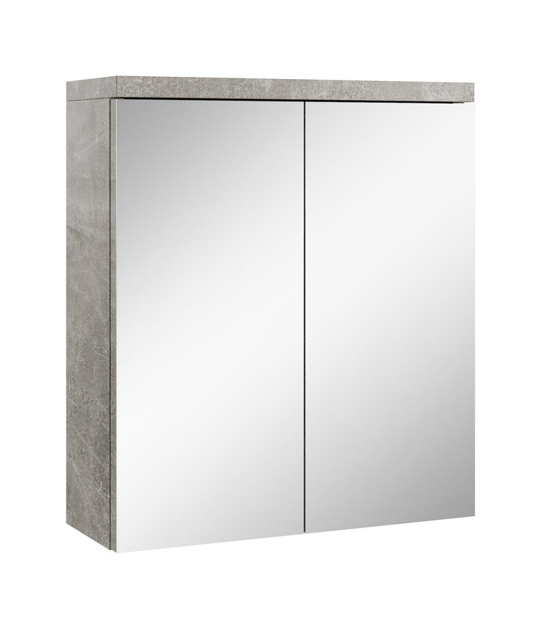 Spiegelkast Toledo 60 x 20 x 60 cm - beton grijs