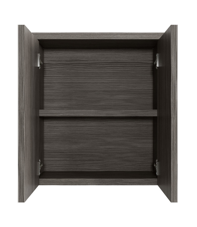 Spiegelkast Toledo 60 x 20 x 60 cm - grijs eiken