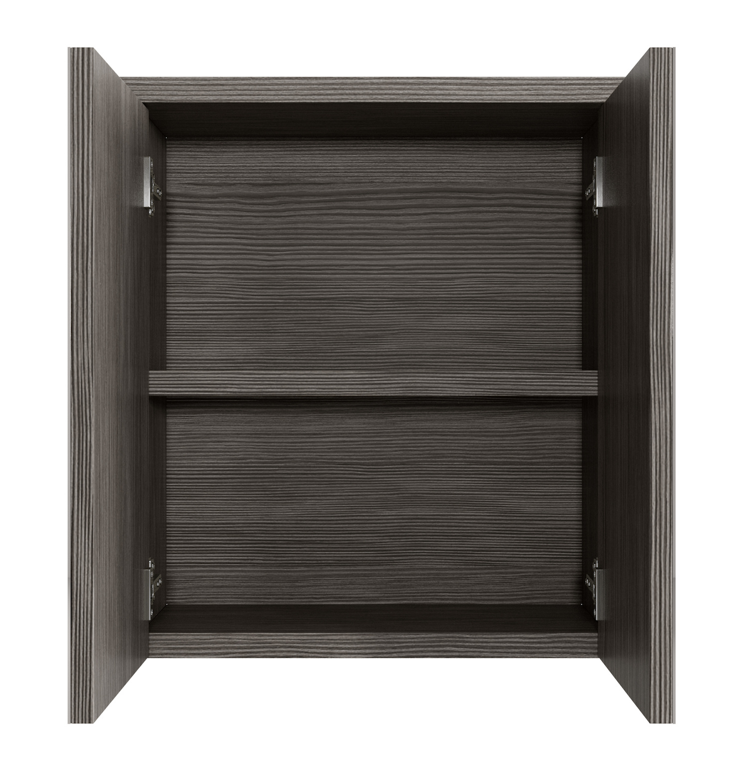 Badplaats Spiegelkast Toledo 60 x 20 x 60 cm - Zwart - Badkamerkast