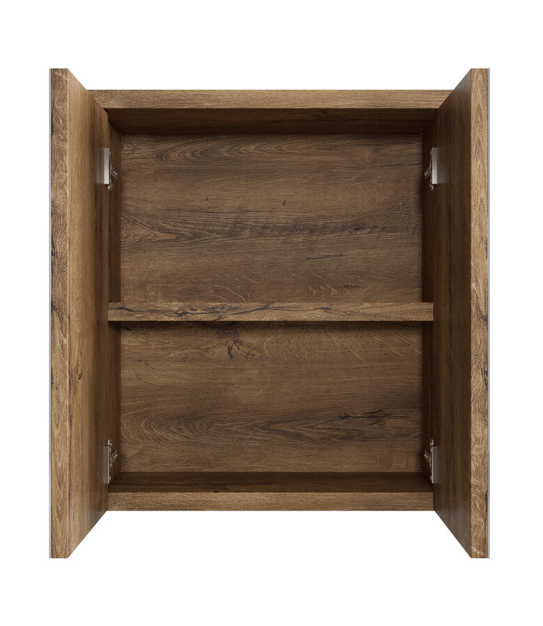 Spiegelkast Toledo 60 x 20 x 60 cm - bruin eiken