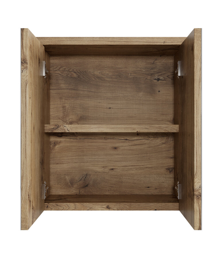 Spiegelkast Toledo 60 x 20 x 60 cm - kastanje eiken