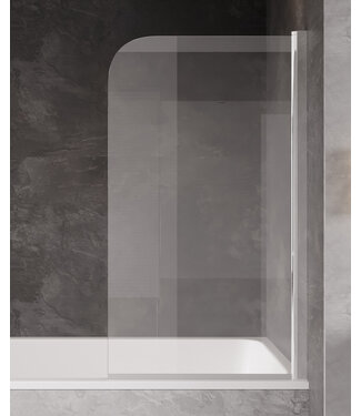 Badwand Torino 80 x 140 cm - chroom - nano coating