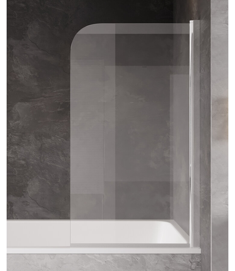 Badwand Torino 90 x 140 cm - chroom - nano coating