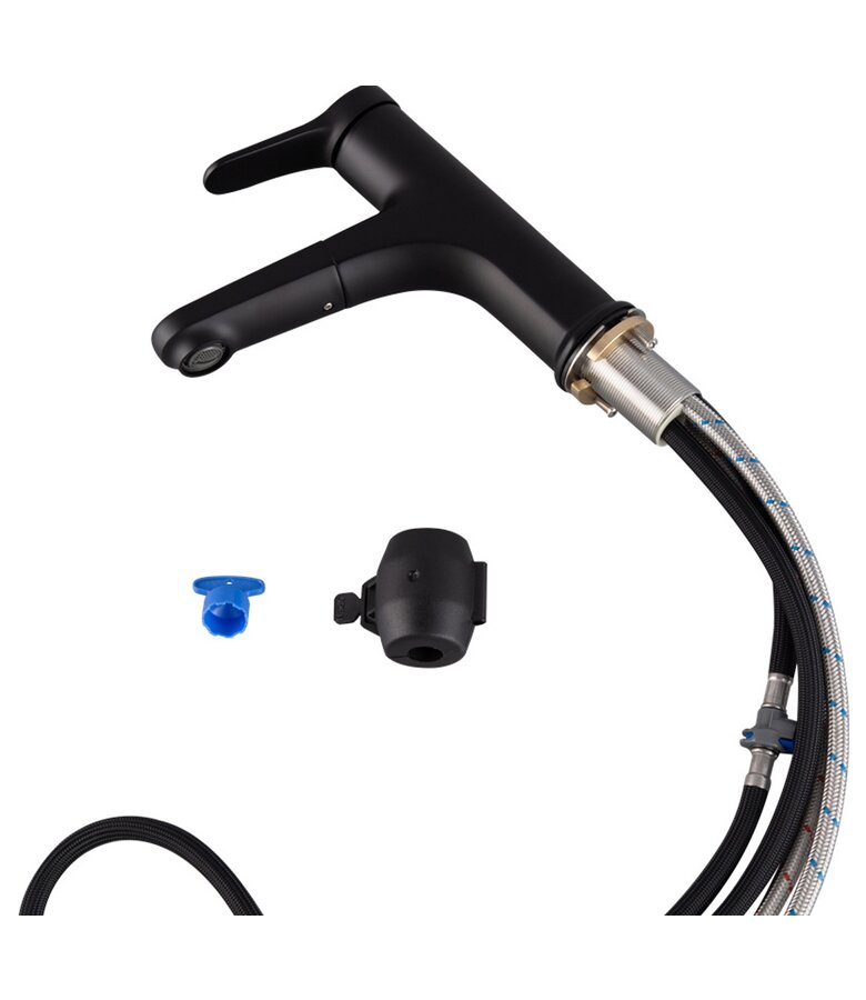 Wastafelkraan Parma - zwart