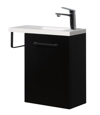 Toiletmeubel Neves 55cm - mat zwart