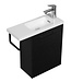 Toiletmeubel Neves 55cm - zwart houtnerf