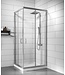 Douchecabine Dakota 90 x 90 x 185 cm - chroom - nano coating