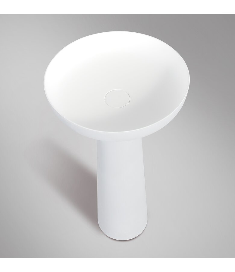 Staand toiletmeubel Duncan 50cm - mat wit