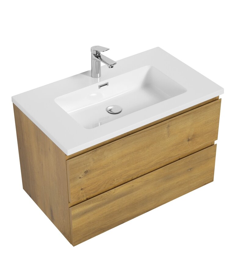 Badkamermeubel Angela 80cm - eiken