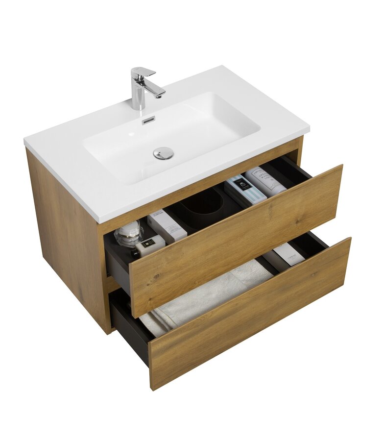 Badkamermeubel Angela 80cm - eiken