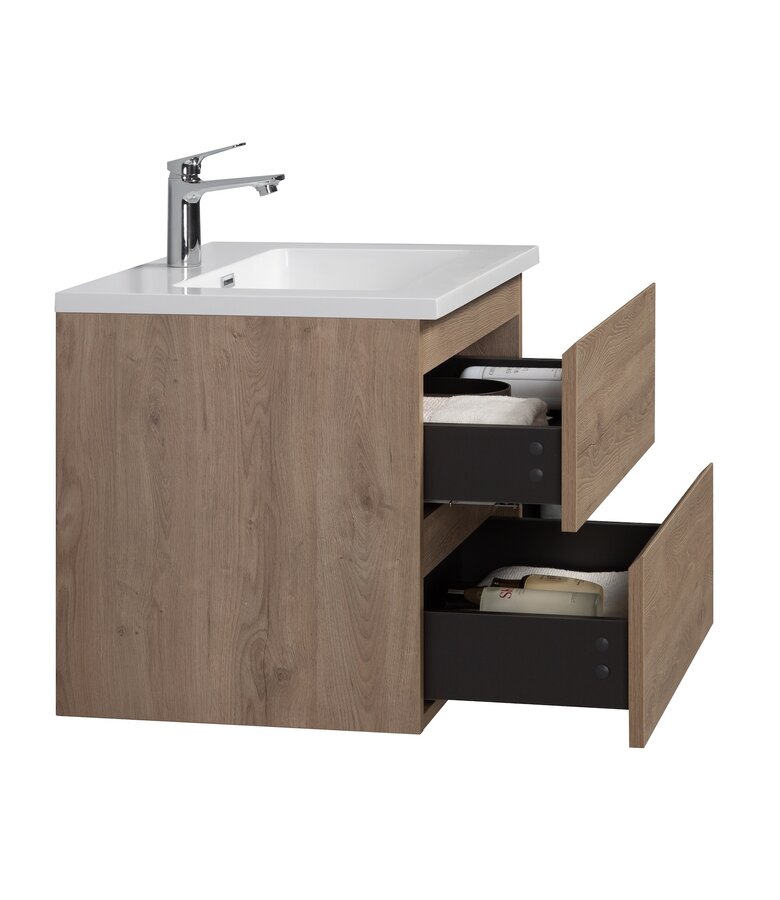 Badkamermeubel Angela 60cm - kastanje eiken