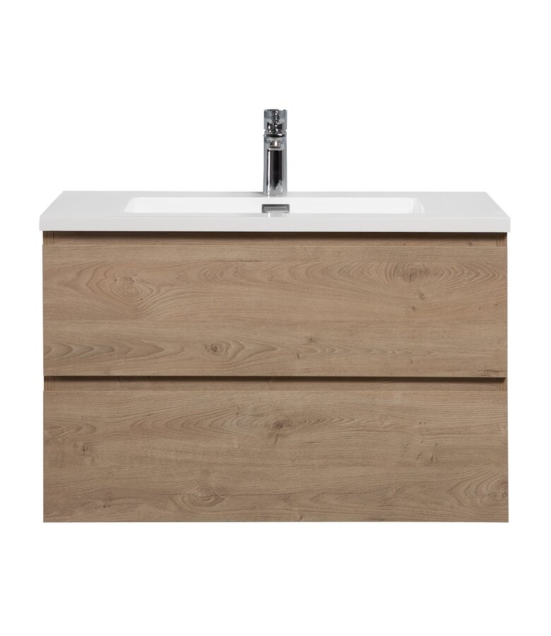 Badkamermeubel Angela 80cm - kastanje eiken