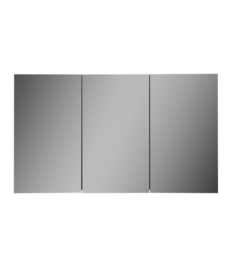 Spiegelkast Cuba 120 x 16 x 70 cm - hoogglans wit