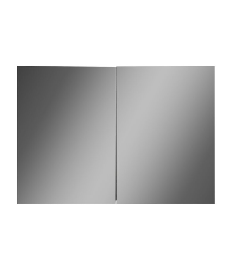 Spiegelkast Cuba 100 x 16 x 70 cm - bruin eiken