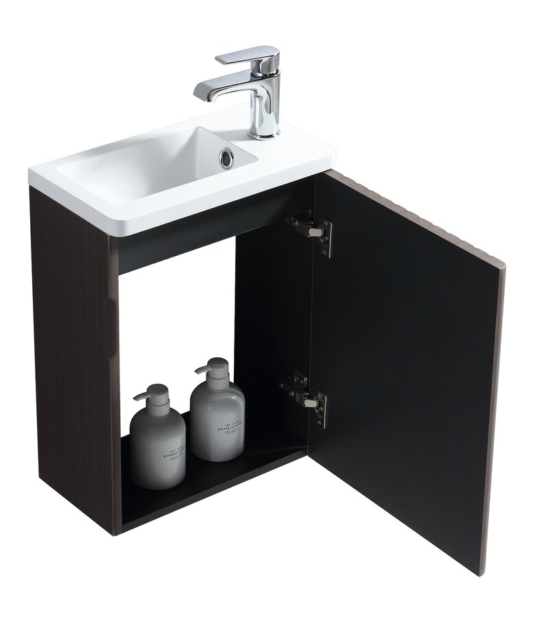 Toiletmeubel Faro 40cm - bruin eiken