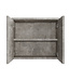 Spiegelkast Toledo 80 x 20 x 60 cm - beton grijs