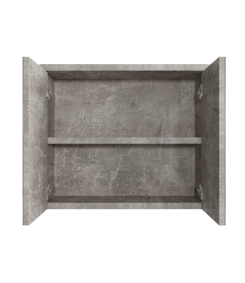 Spiegelkast Toledo 80 x 20 x 60 cm - grijs