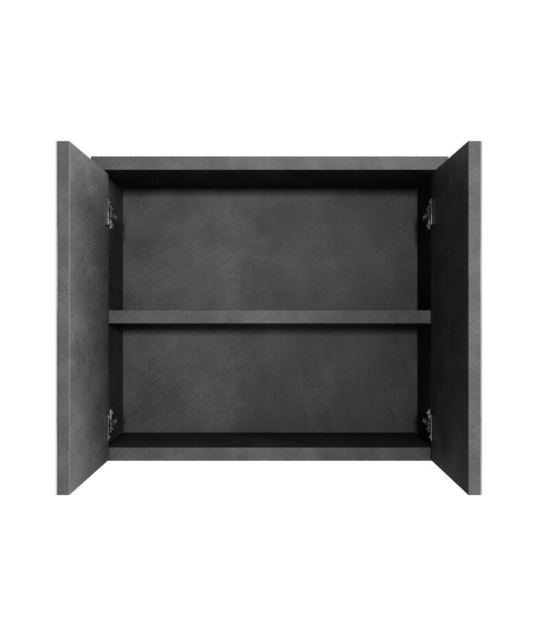 Spiegelkast Toledo 80 x 20 x 60 cm - donker grijs