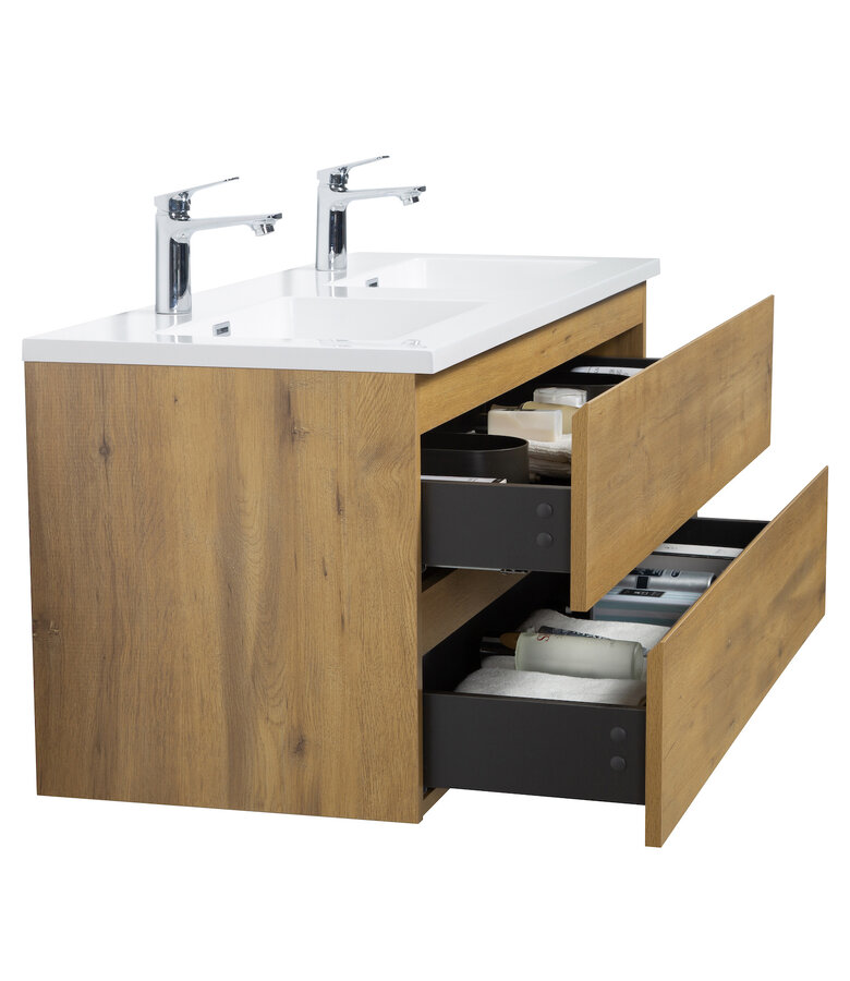 Badkamermeubel Angela 120cm - eiken
