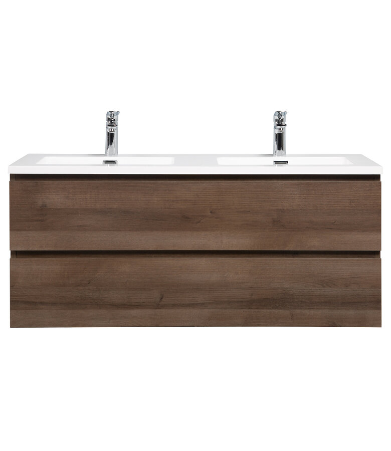 Badkamermeubel Angela 120cm - bruin eiken