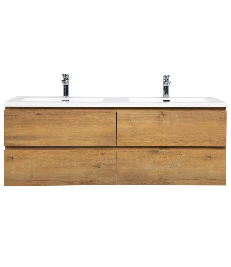 Badkamermeubel Angela 140cm - eiken