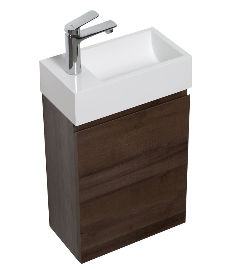 Toiletmeubel Angela 40cm - bruin eiken