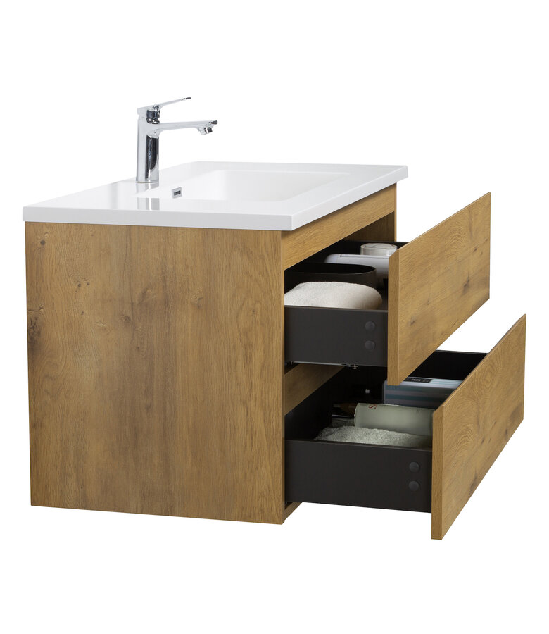 Badkamermeubel Angela 90cm - eiken