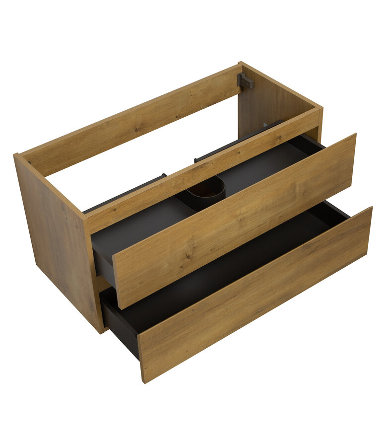 Wastafelkast Angela 100 x 48 x 50 cm - eiken