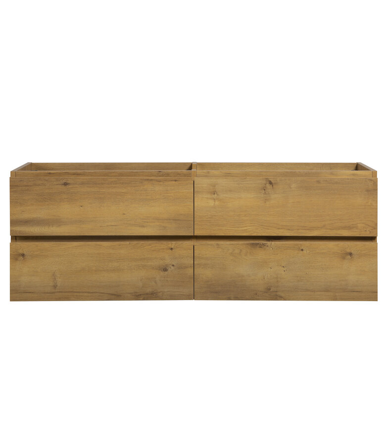 Wastafelkast Angela 140 x 48 x 50 cm - eiken