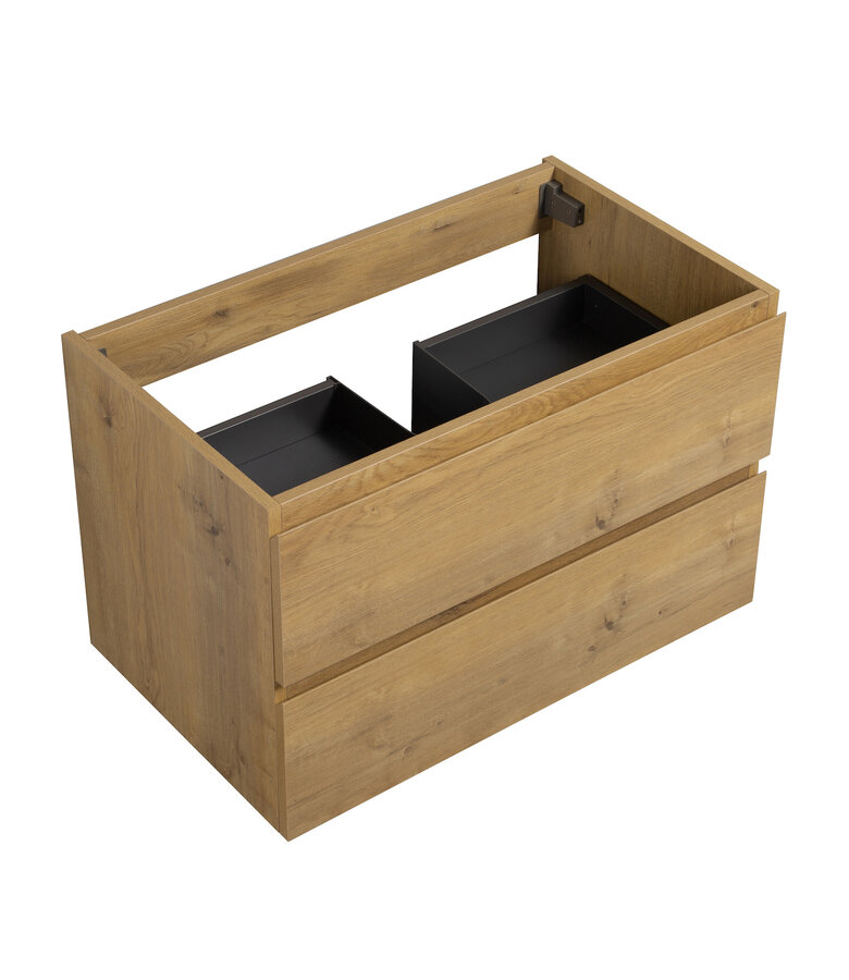 Wastafelkast Angela 80 x 48 x 50 cm - eiken