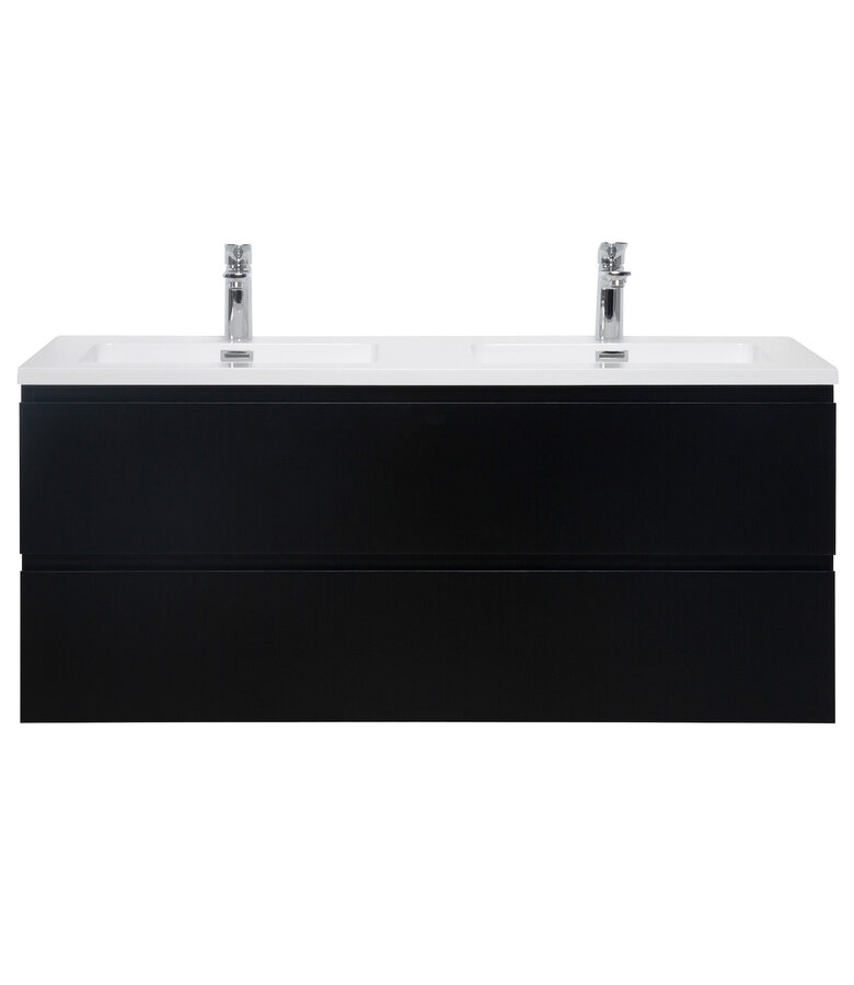 Badkamermeubel Angela 120cm - mat zwart