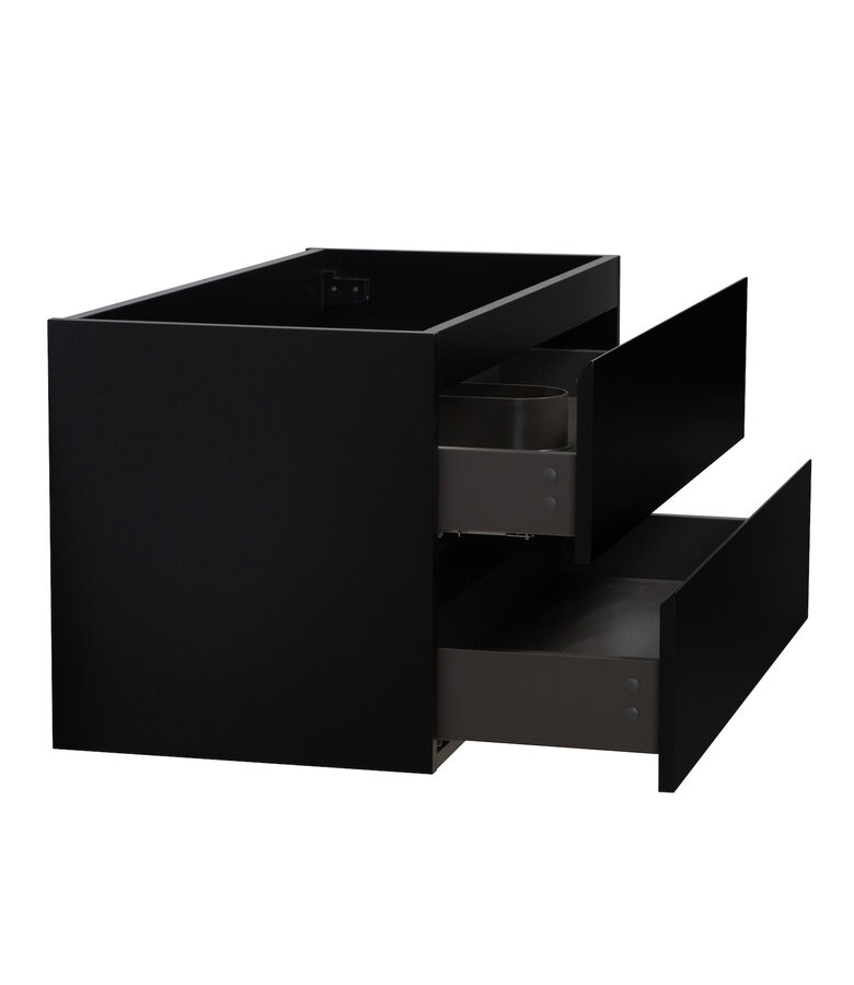 Wastafelkast Angela 100 x 48 x 50 cm - mat zwart