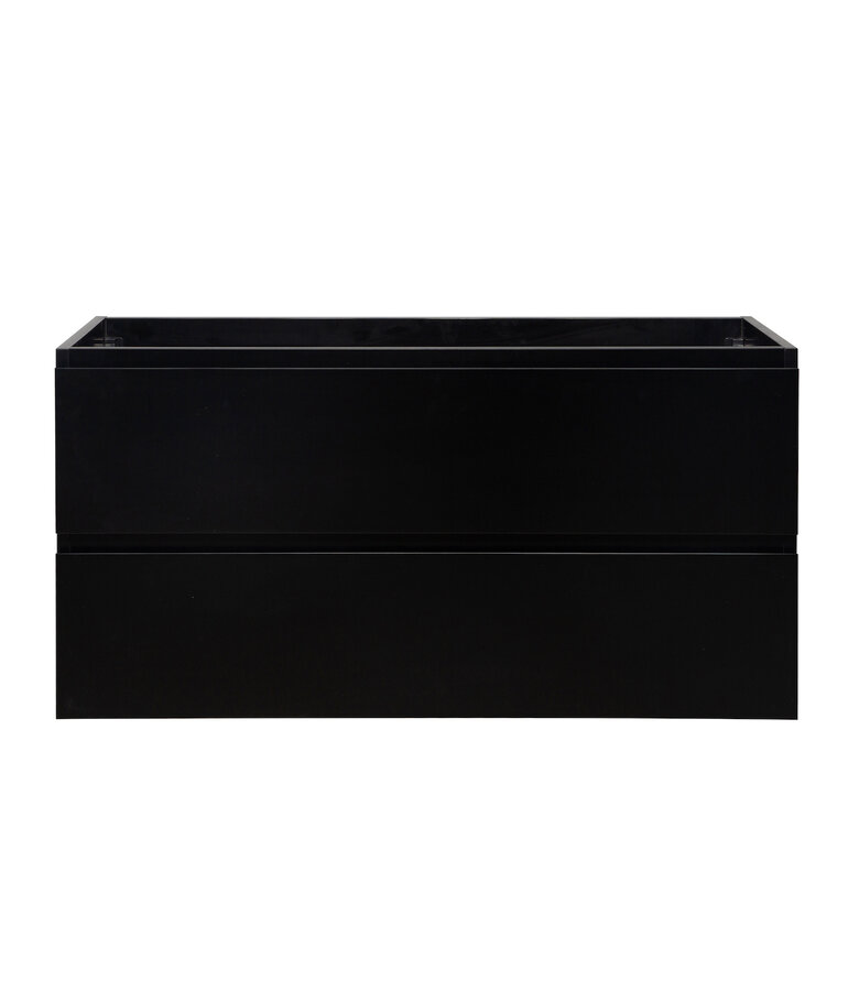 Wastafelkast Angela 100 x 48 x 50 cm - mat zwart
