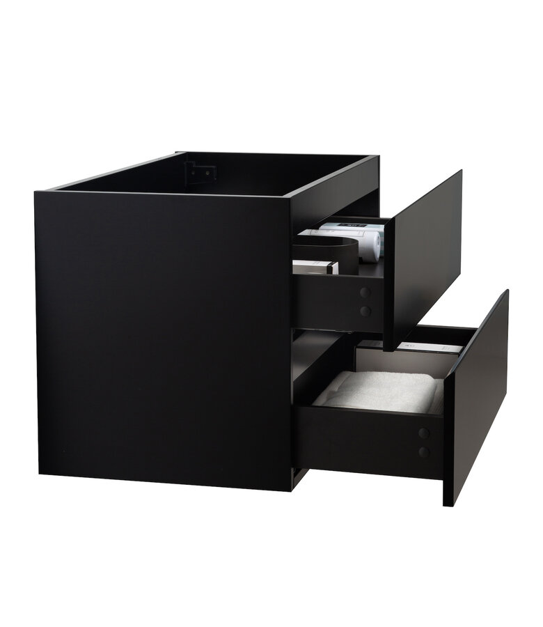 Wastafelkast Angela 80 x 48 x 50 cm - mat zwart