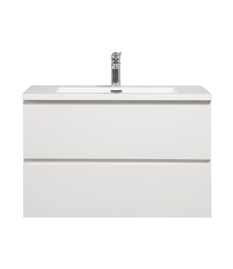 Badkamermeubel Angela 80cm - hoogglans wit