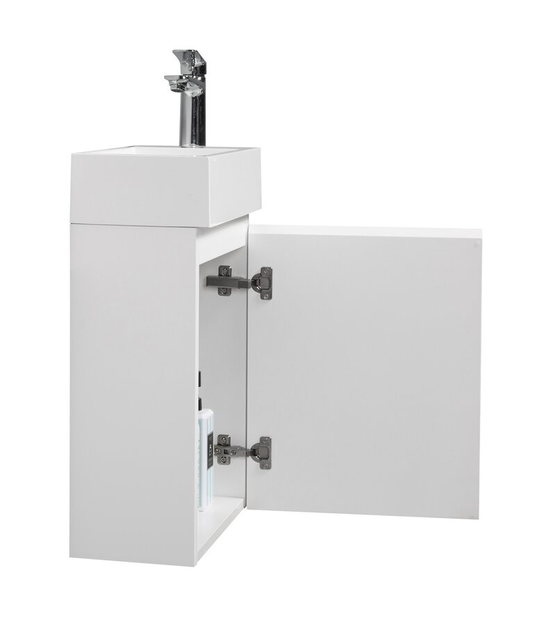 Toiletmeubel Angela 40cm - mat wit