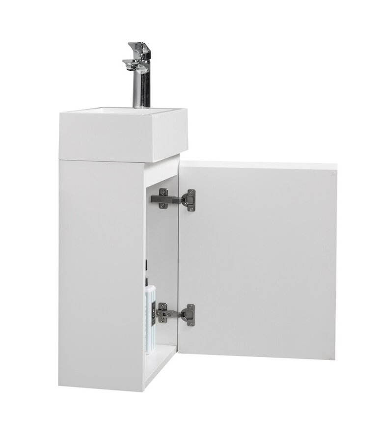 Toiletmeubel Angela 40cm - hoogglans wit