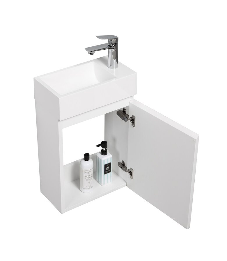 Toiletmeubel Angela 40cm - hoogglans wit