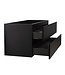 Wastafelkast Angela 120 x 48 x 50 cm - zwart houtnerf