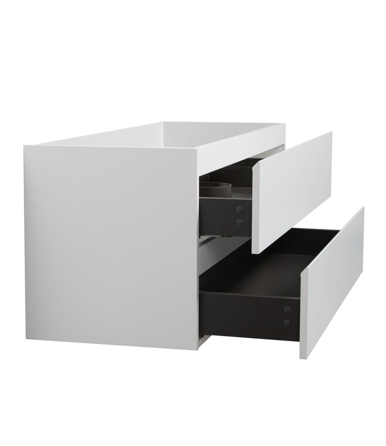 Wastafelkast Angela 120 x 48 x 50 cm - hoogglans wit