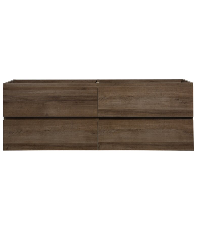 Wastafelkast Angela 140 x 48 x 50 cm - bruin eiken