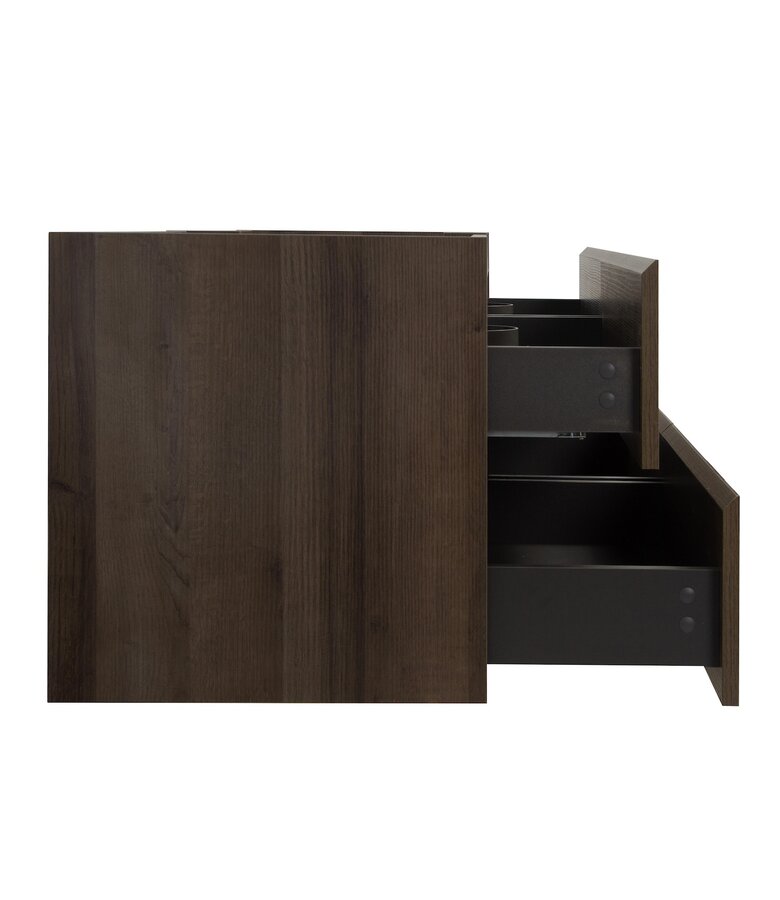 Wastafelkast Angela 140 x 48 x 50 cm - bruin eiken