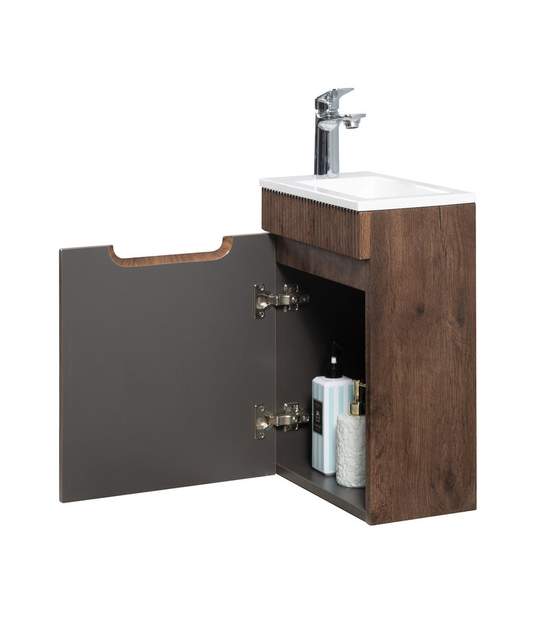 Toiletmeubel Thermis 40cm - walnoot bruin