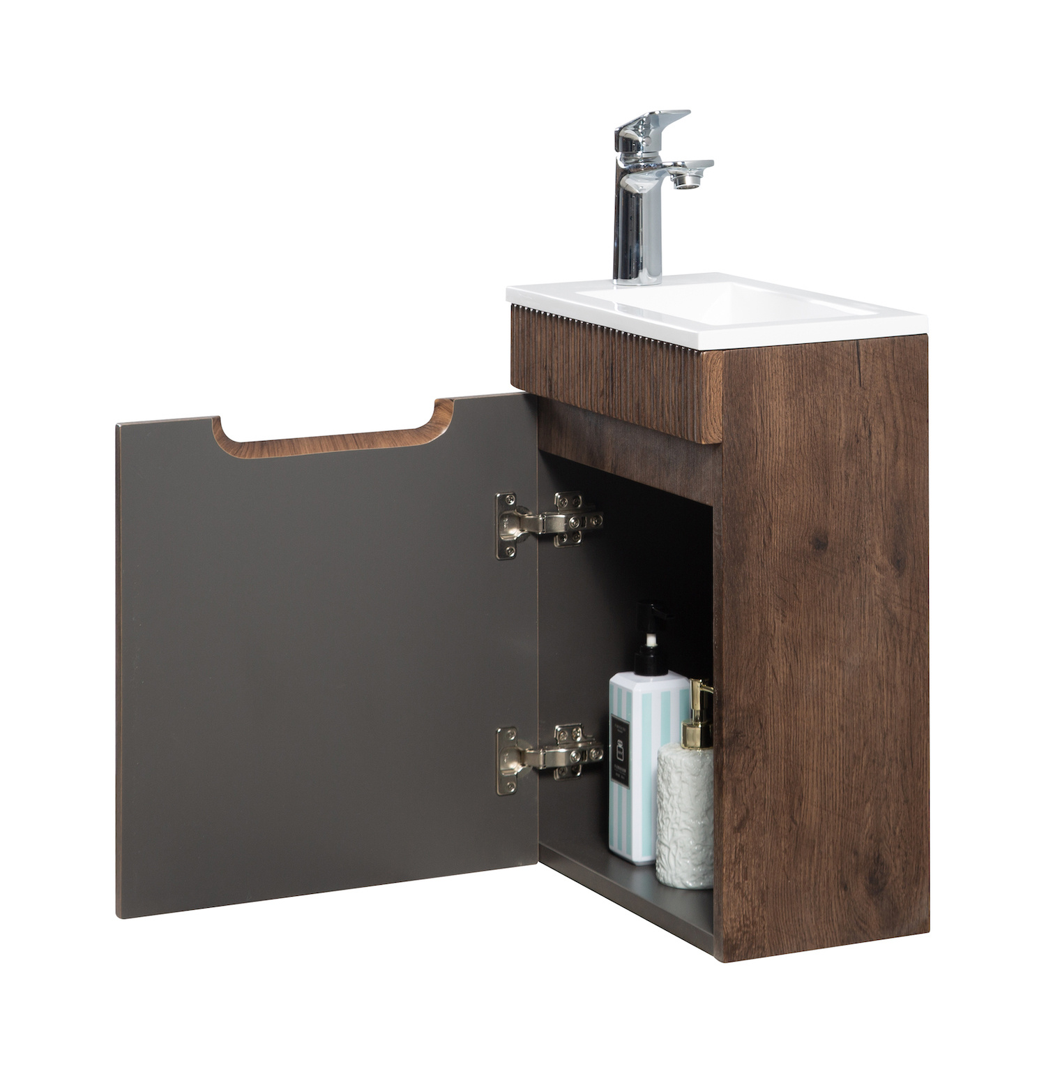 Toiletmeubel Thermis 40cm - walnoot burin - Badplaats