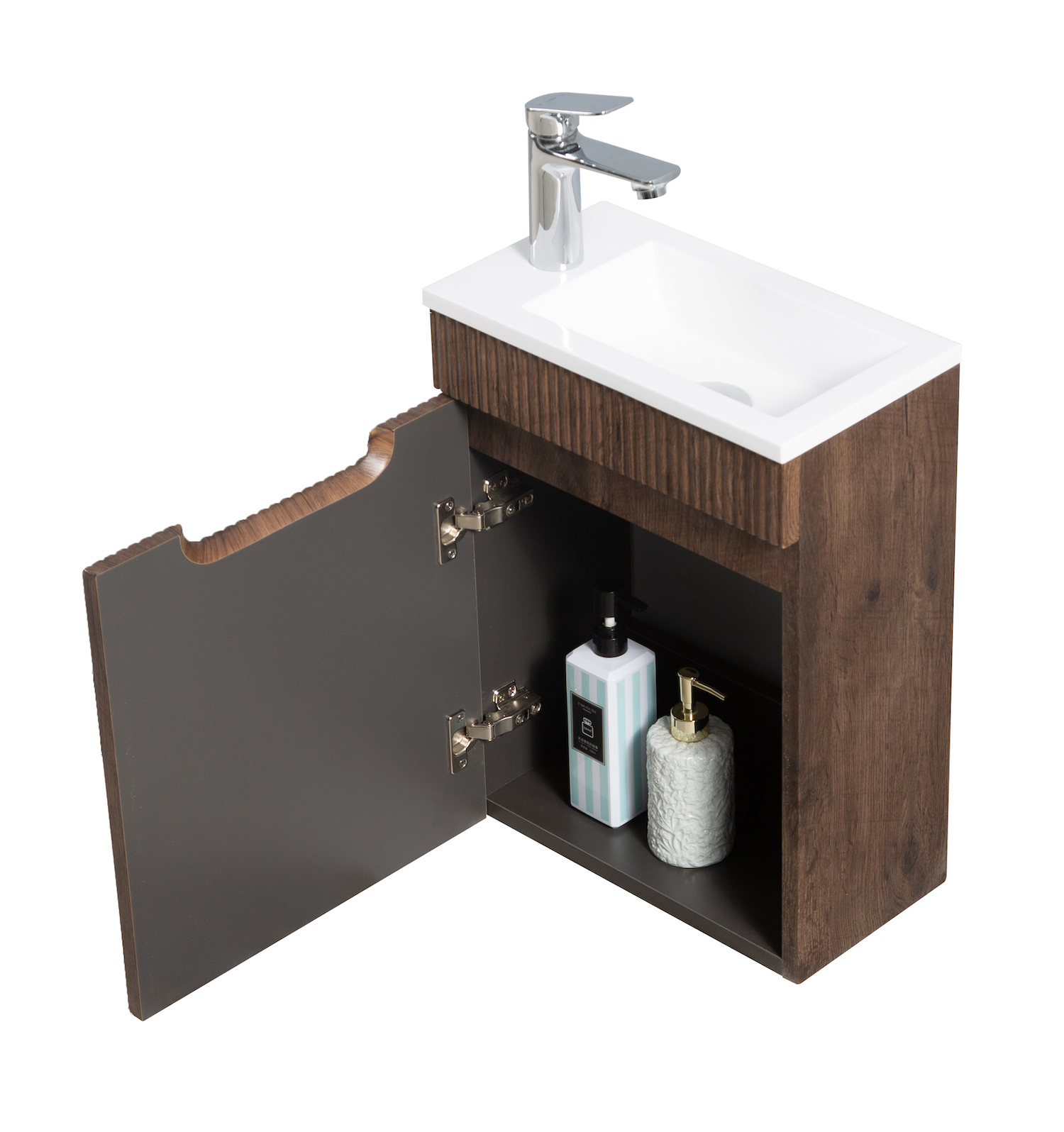 Toiletmeubel Thermis 40cm - walnoot burin - Badplaats