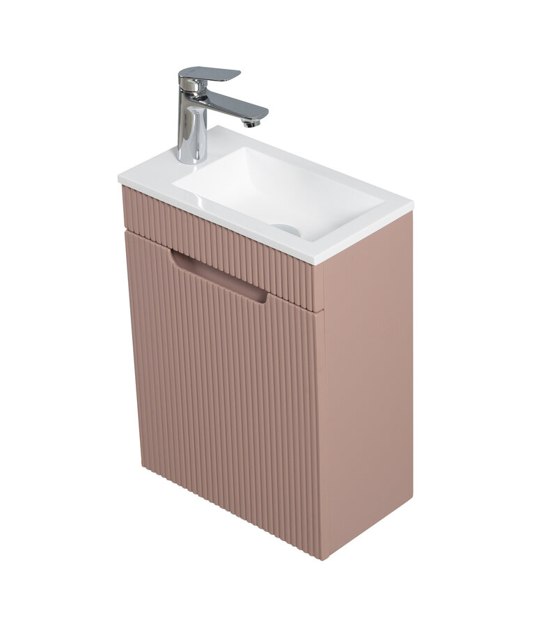 Toiletmeubel Thermis 40cm - mat roze