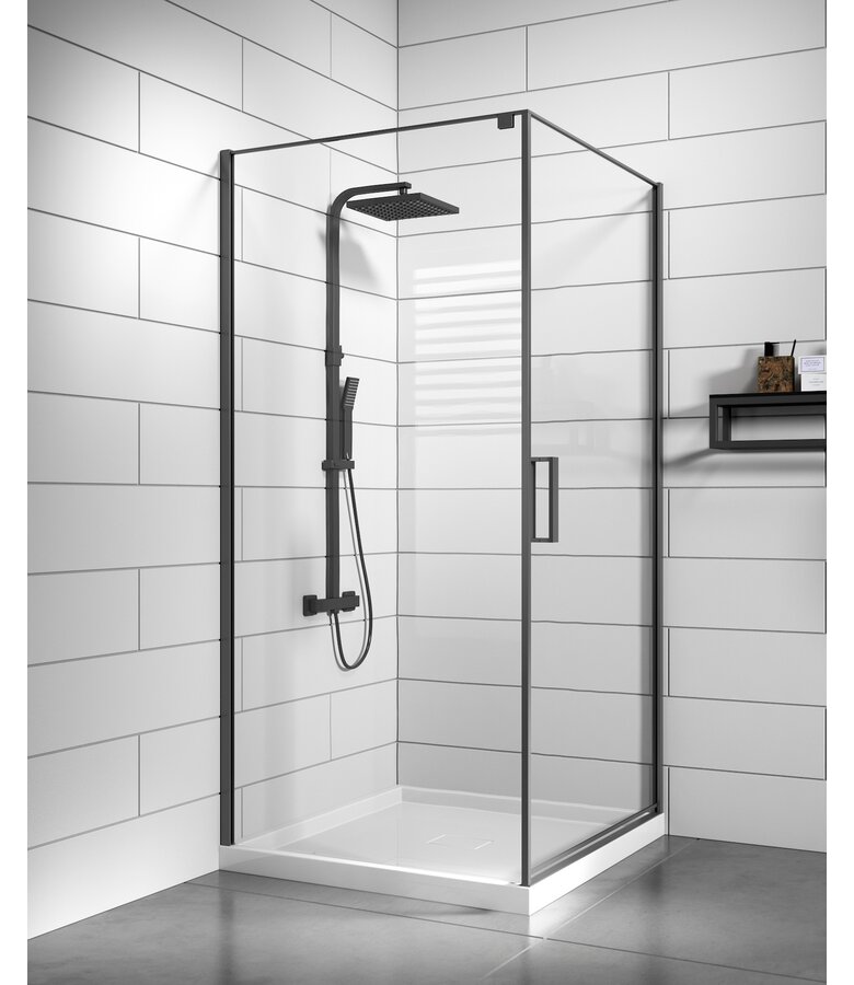 Douchecabine Alava 90 x 90 x 190 cm - grijs - nano coating