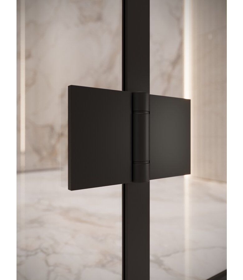 Douchecabine Vancouver 90 x 120 x 190 cm - zwart - nano coating