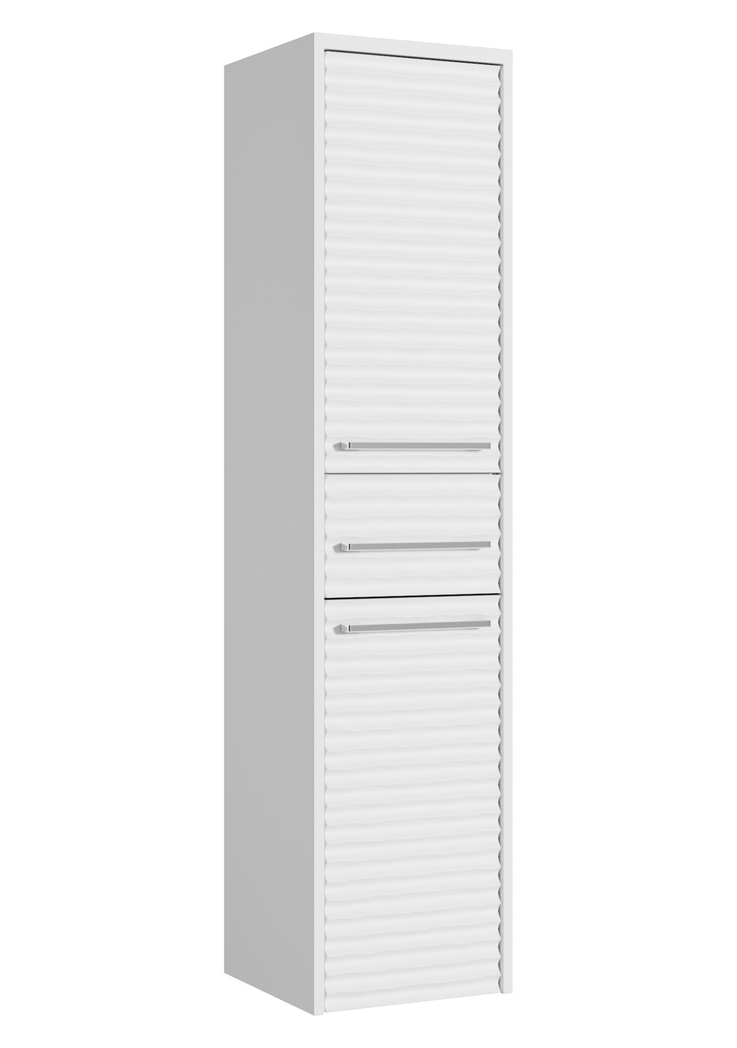 Badkamerkast Bravos 35 x 35 x 133 cm - wit met eiken